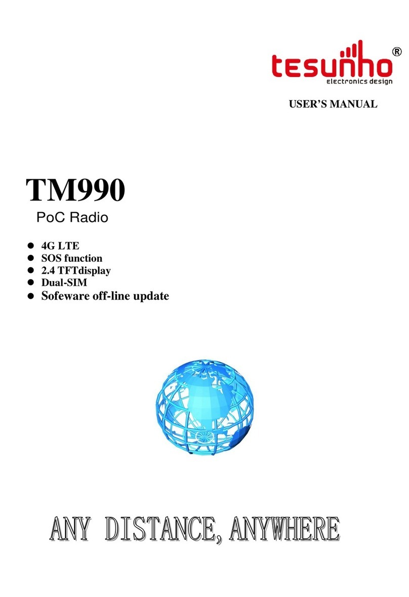 Tesunho TM990 User manual