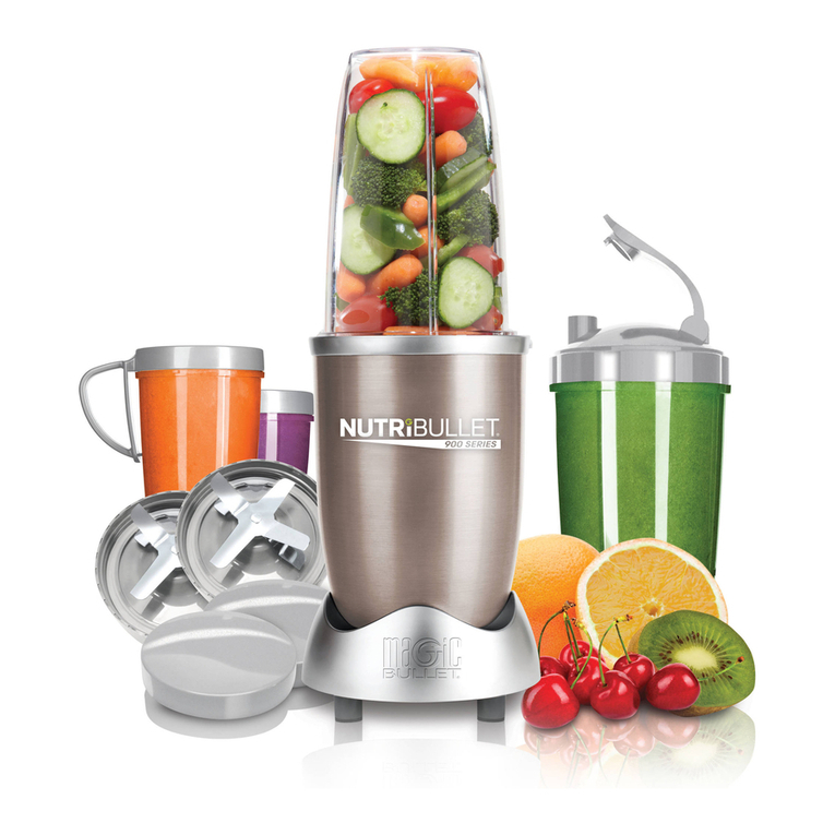 Magic Bullet NutriBullet 900 Series Installation guide