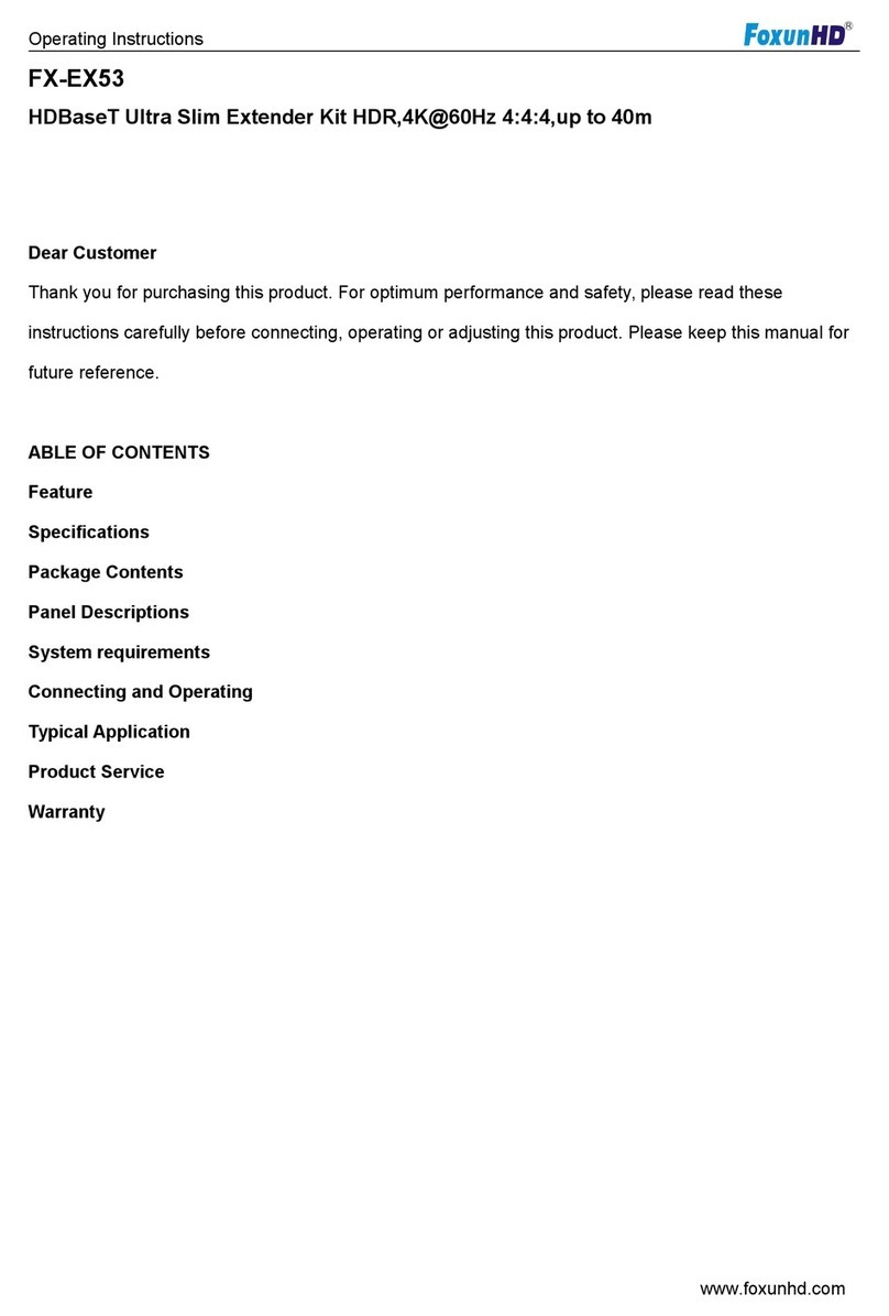 foxunhd FX-EX53 operating instructions