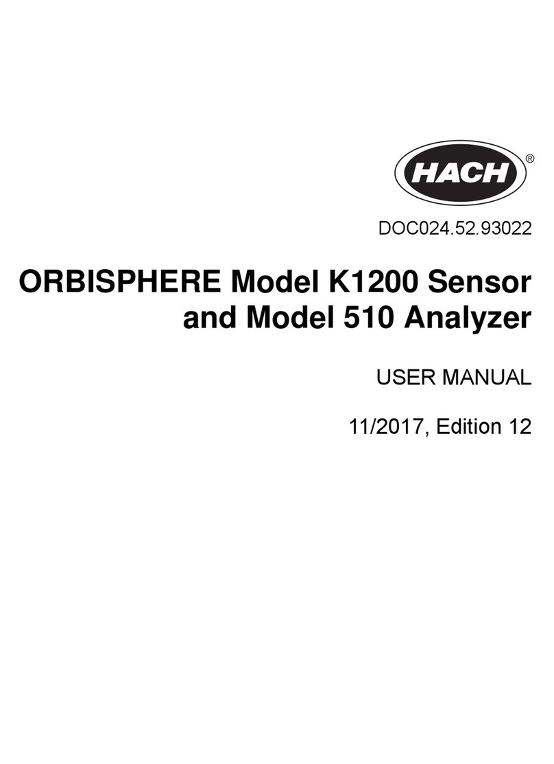 Hach ORBISPHERE K1200 user manual