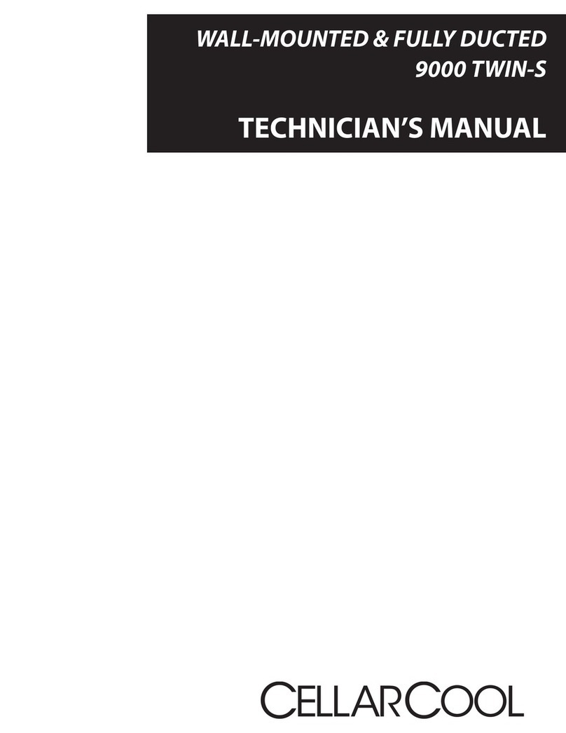 Cellar Cool 9000 TWIN-S Technician manual