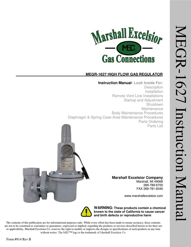 Marshall Excelsior MEGR-1627 User manual