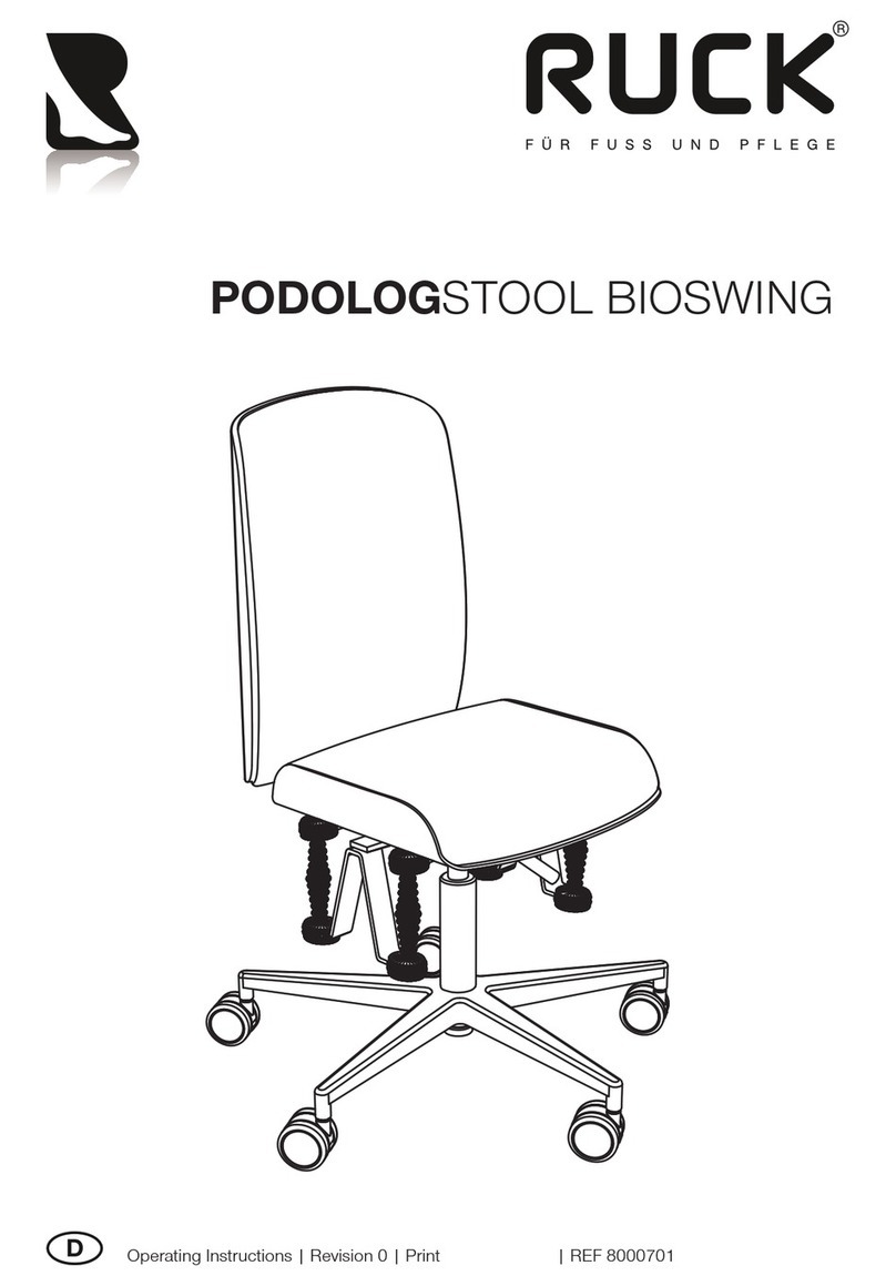 Ruck PODOLOGSTOOL BIOSWING operating instructions Ruck PODOLOGSTOOL BIOSWING operating instructions
