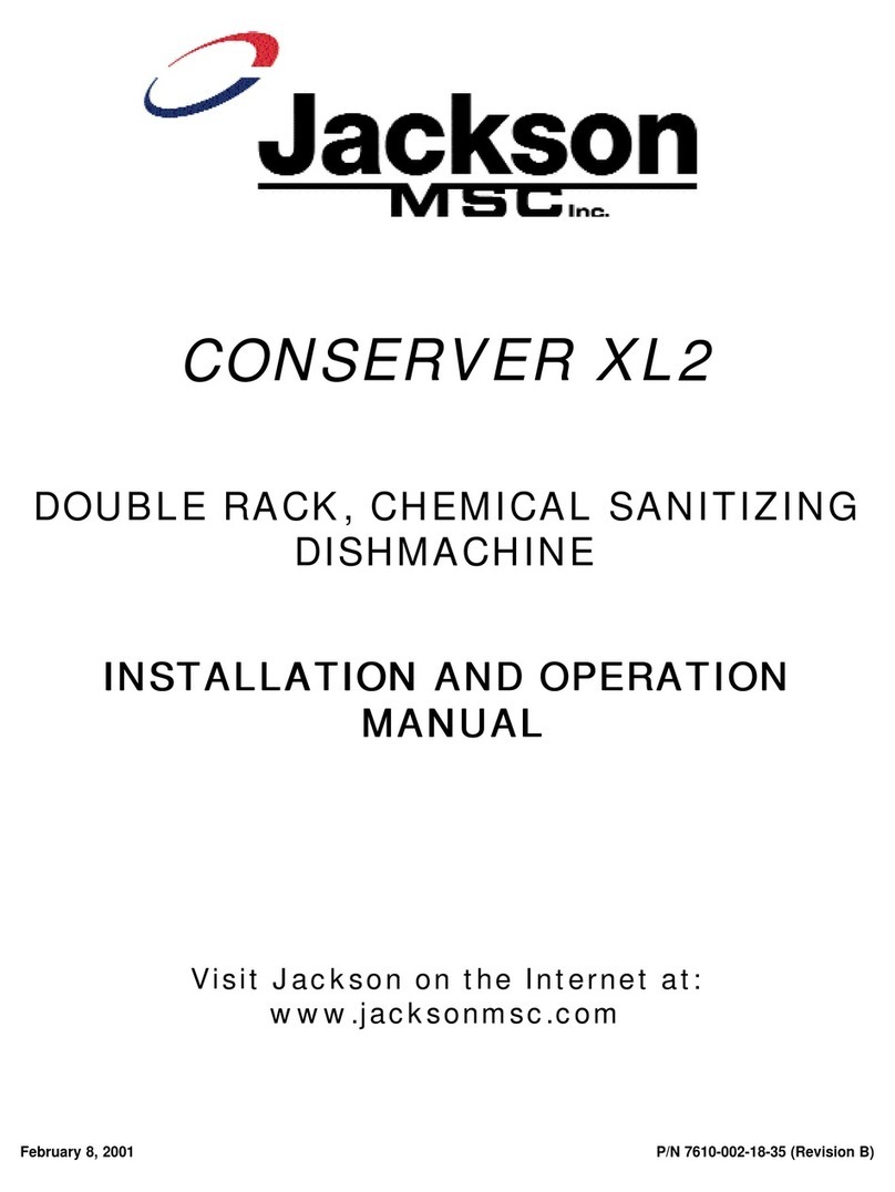 Jackson MSC CONSERVER XL2 Installation and operation manual