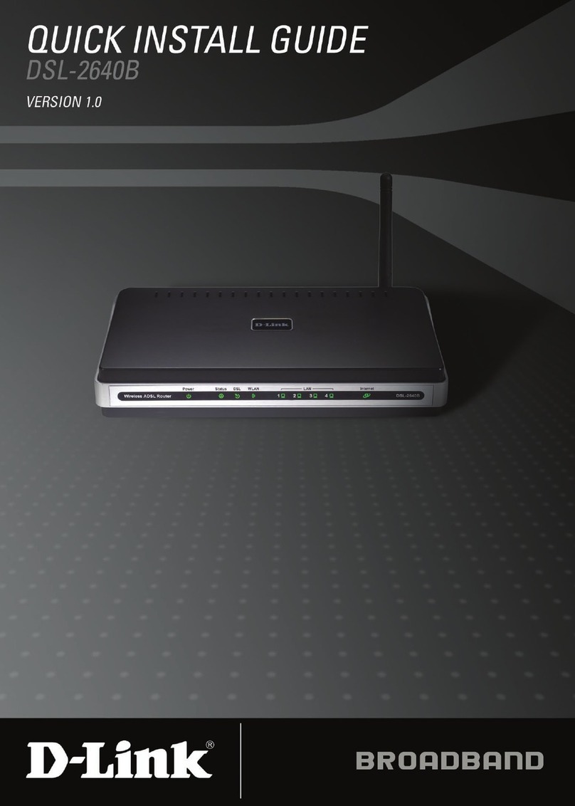 D-Link DSL-2640B User manual D-Link DSL-2640B User manual