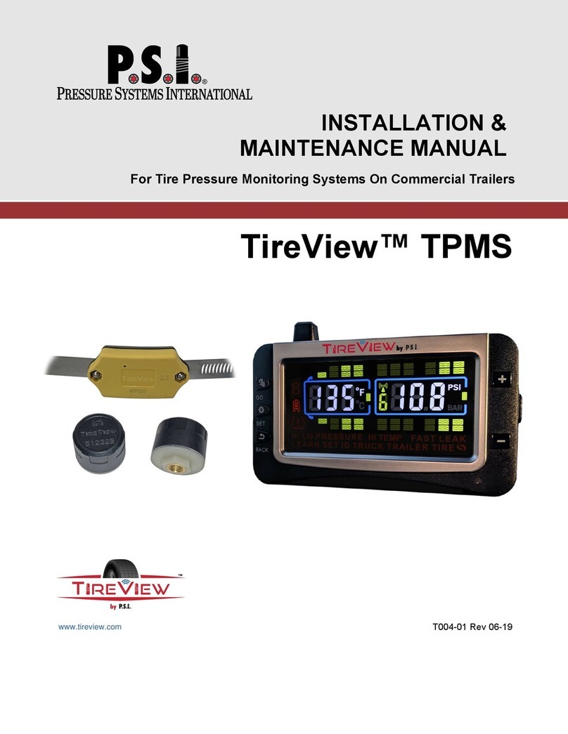 P.S.I TireView Installation and maintenance manual