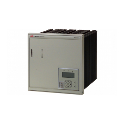ABB REG316 4 Series operating instructions