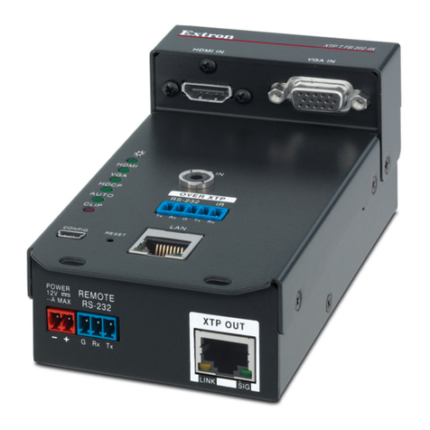Extron electronics XTP T FB 202 4K User manual