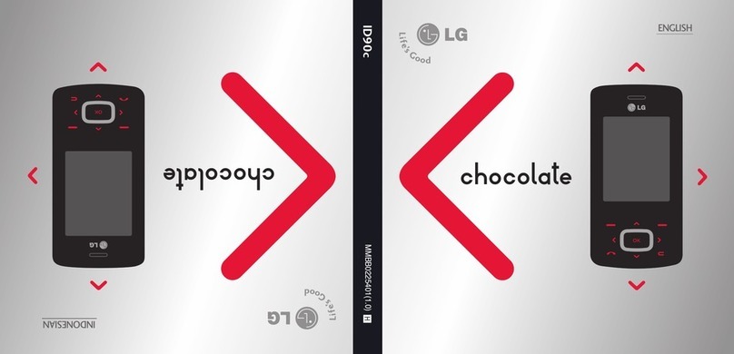 LG Chocolate User manual
