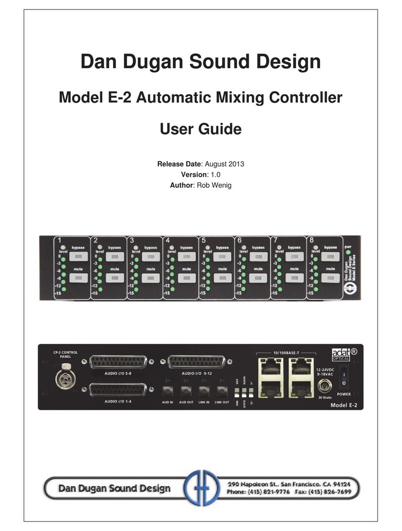 Dan Dugan Sound Design E-2 user guide