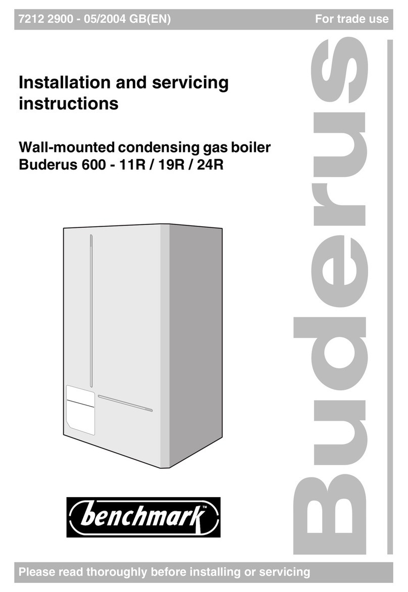 Buderus 600-19R Installation and servicing instructions Buderus 600-19R Installation and servicing instructions