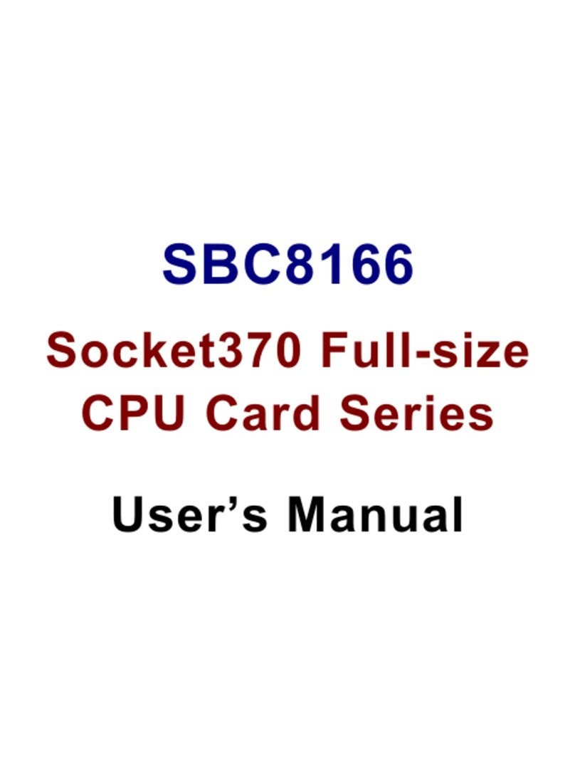 AXIOMTEK SBC8166 Socket370 Series User manual