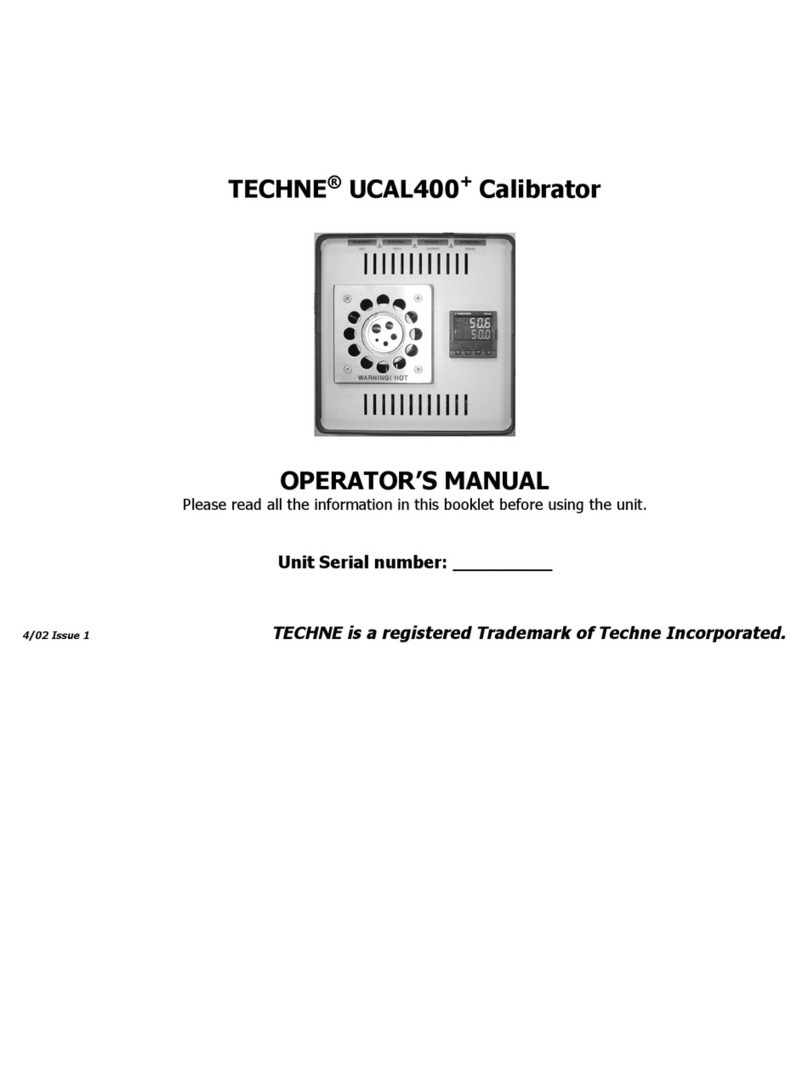 Techne UCAL400+ User manual