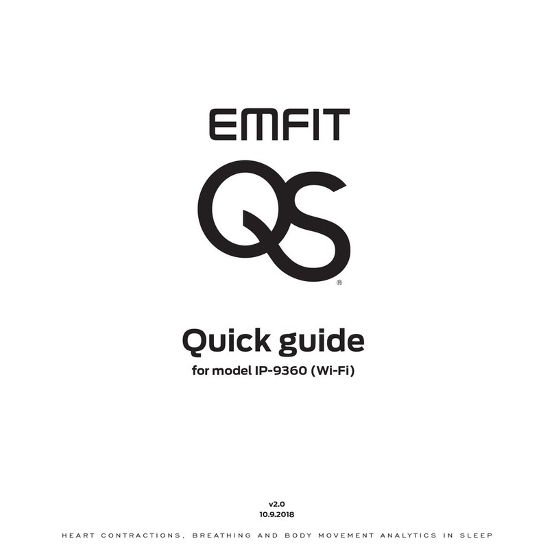 Emfit Quantified Sleep IP-9360 User manual