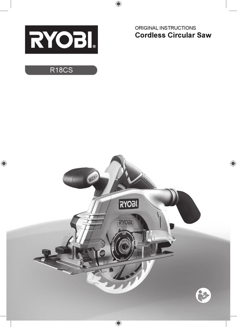 Ryobi R18CSC Original instructions