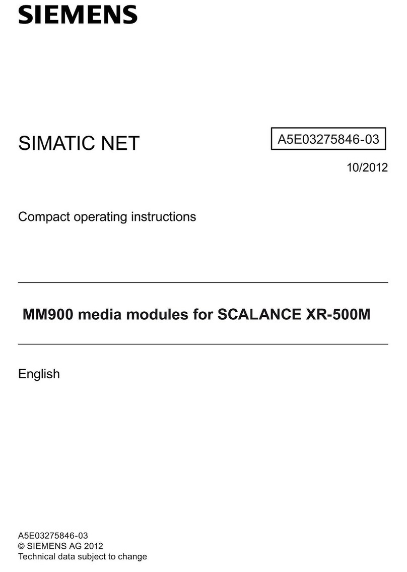 Siemens SIMATIC NET MM900 Series Administrator guide Siemens SIMATIC NET MM900 Series Administrator guide
