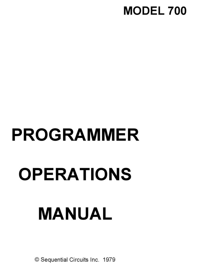 Sequential 700 Operation manual