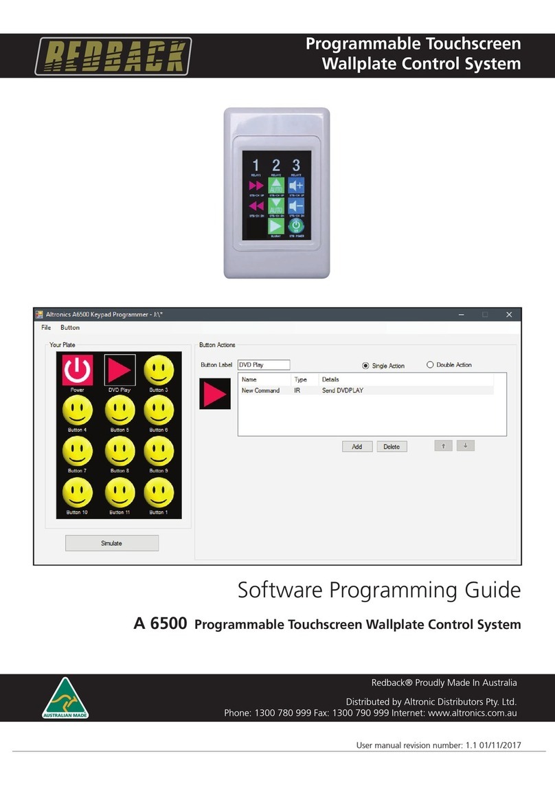 Redback 6500 Software Programming Guide