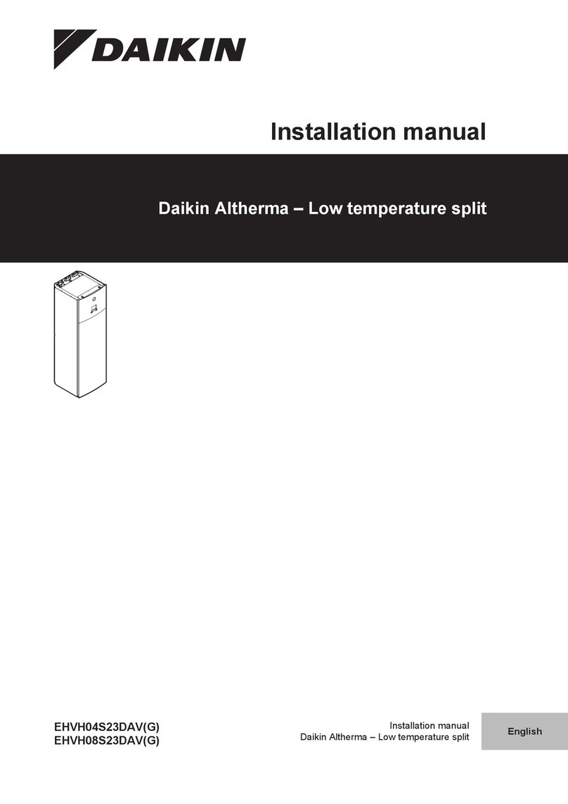 Daikin Altherma EHVH04S23DAV User manual Daikin Altherma EHVH04S23DAV User manual