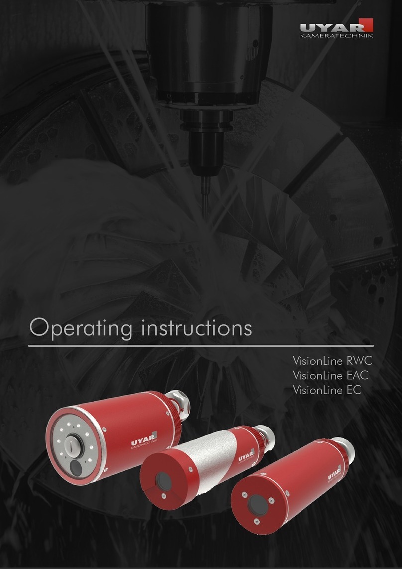 UYAR VisionLine RWC operating instructions