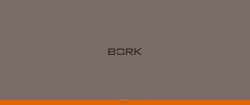 BORK U804 user manual