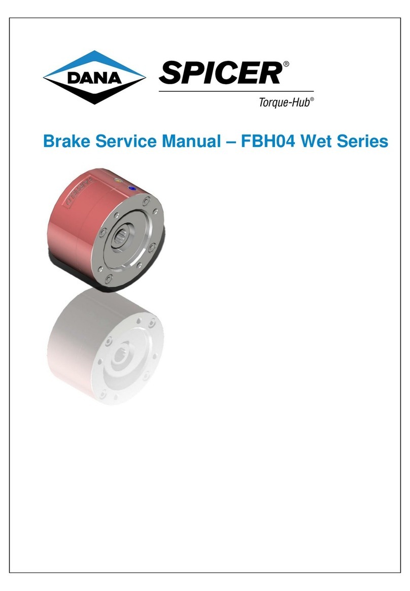 DANA SPICER Torque-Hub FBH04 Wet Series User manual