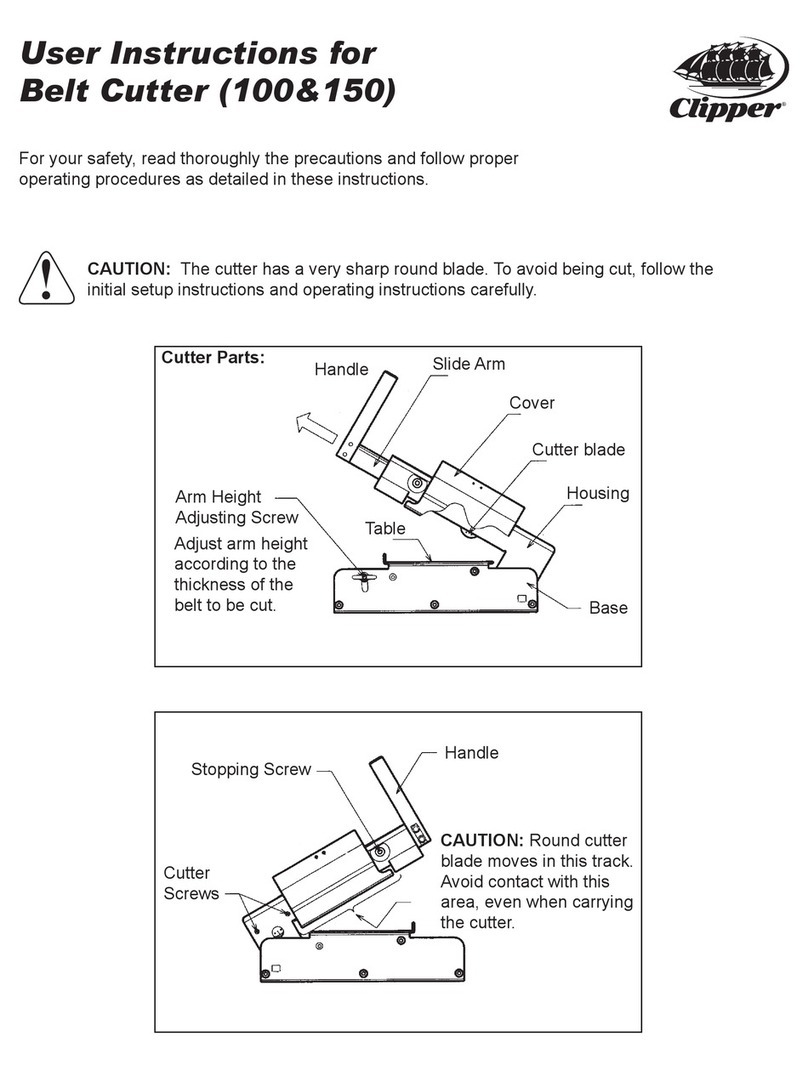 Clipper 100 User manual