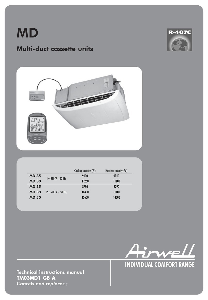 Airwell MD Series Owner's manual