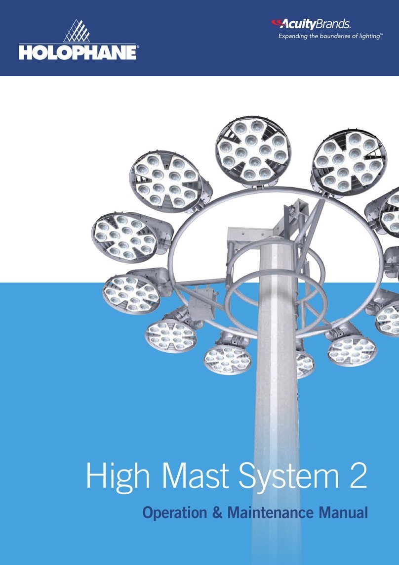 Acuity Brands Lighting Holophane High Mast System 2 Manual