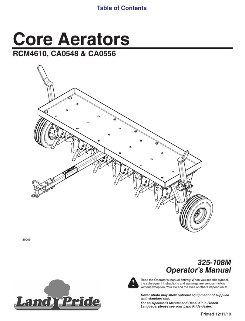 Land Pride RCM4610 Operator's manual