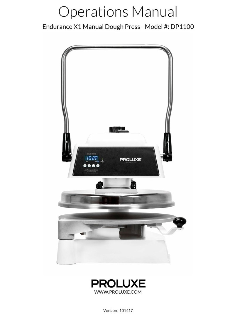 Prolux Endurance X1 Operation manual