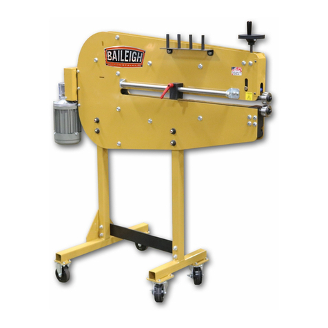 Baileigh Industrial BR-16E-36EV Operator's manual