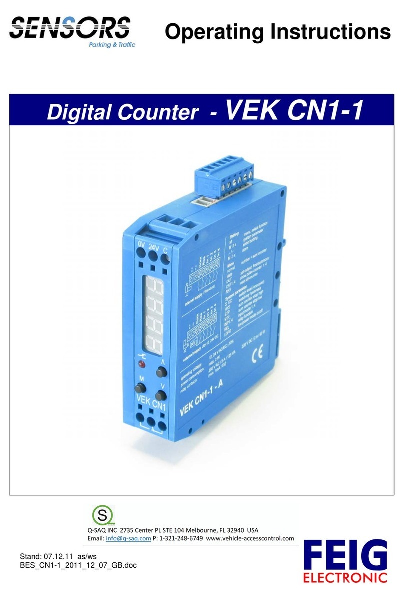 Feig Electronic Sensors VEK CN1-1 User manual