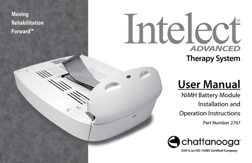 DJO Chattanooga Intelect Advanced Series user manual