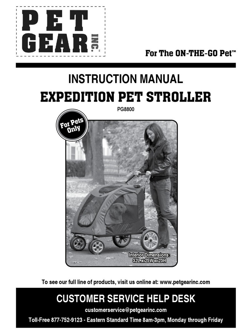 Pet Gear PG8800 instruction manual