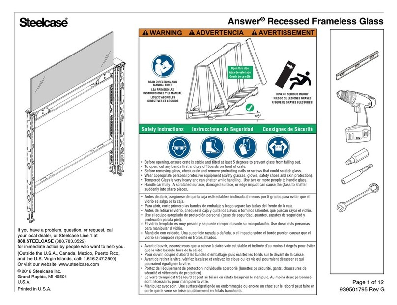 Steelcase Answer User manual Steelcase Answer User manual