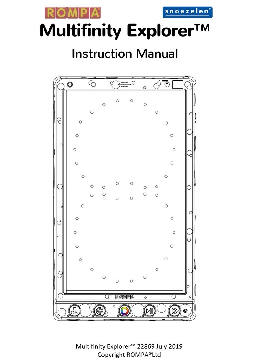 Rompa Snoezelen Multifinity Explorer instruction manual