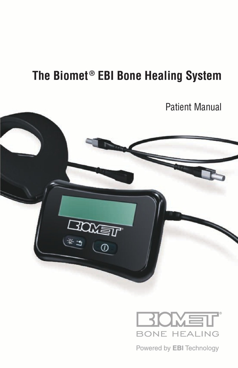 BIOMET EBI Bone Healing System Patient manual