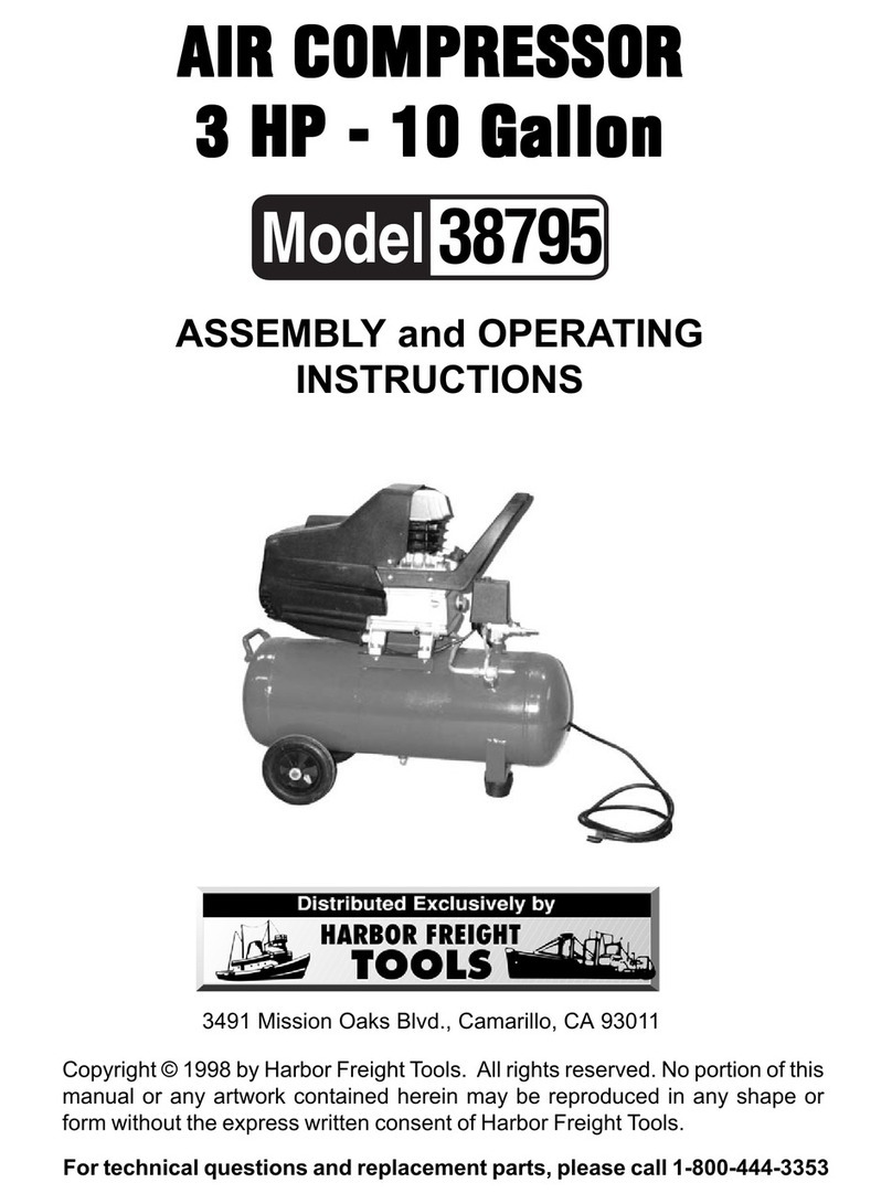 Harbor Freight Tools 38795 Assembly and operating instructions Harbor Freight Tools 38795 Assembly and operating instructions