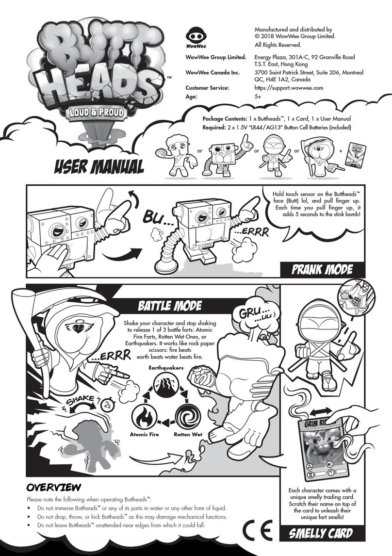WowWee Buttheads User manual WowWee Buttheads User manual