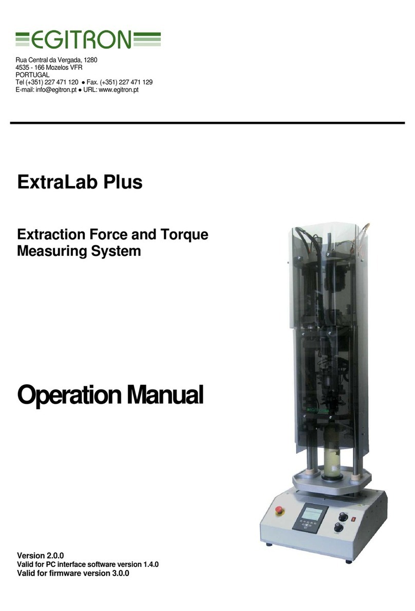 Egitron ExtraLab Plus Operation manual