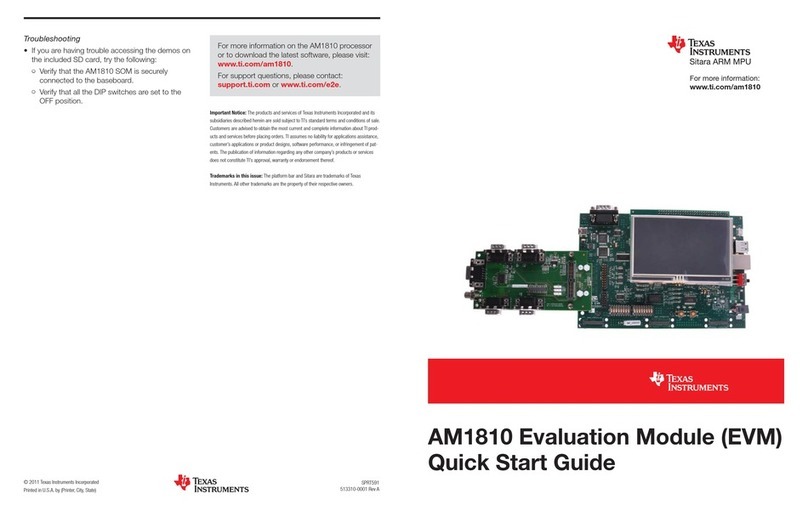 Texas Instruments AM1810 User manual