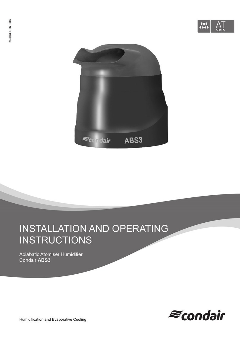 Condair AT Series User manual