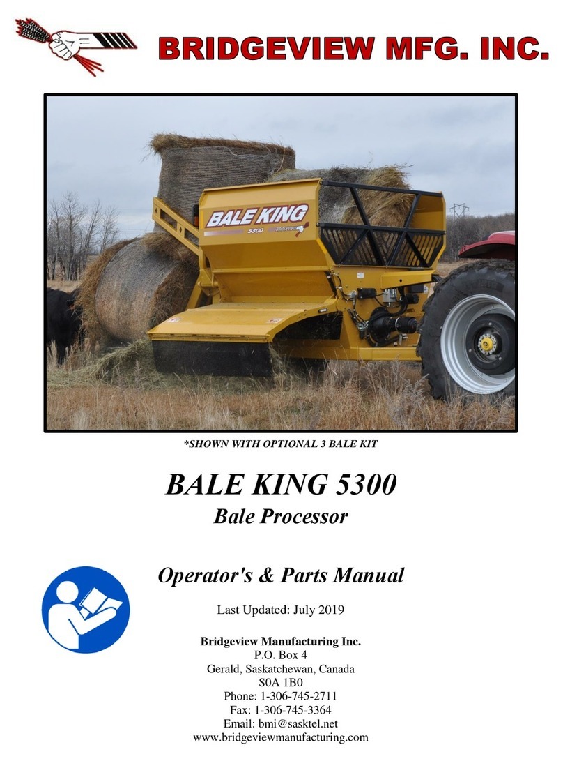 Bridgeview BALE KING 5300 Series Operator's & parts manual