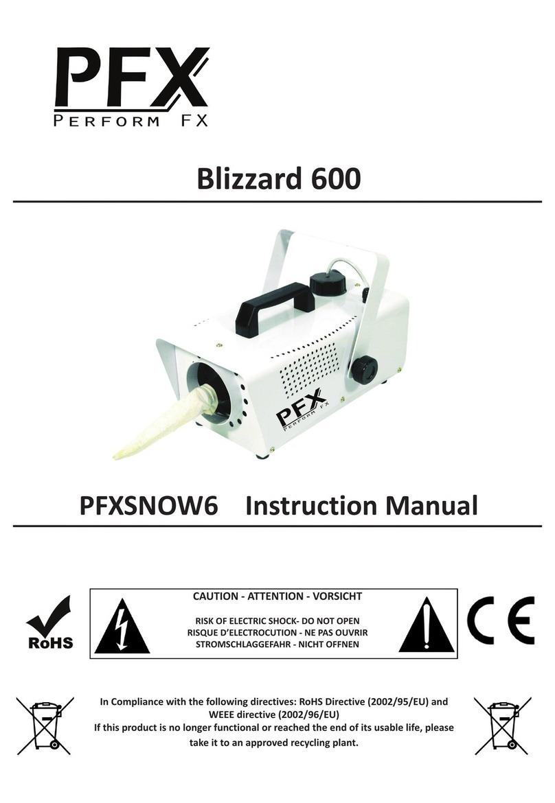 Perform FX Blizzard 600 instruction manual