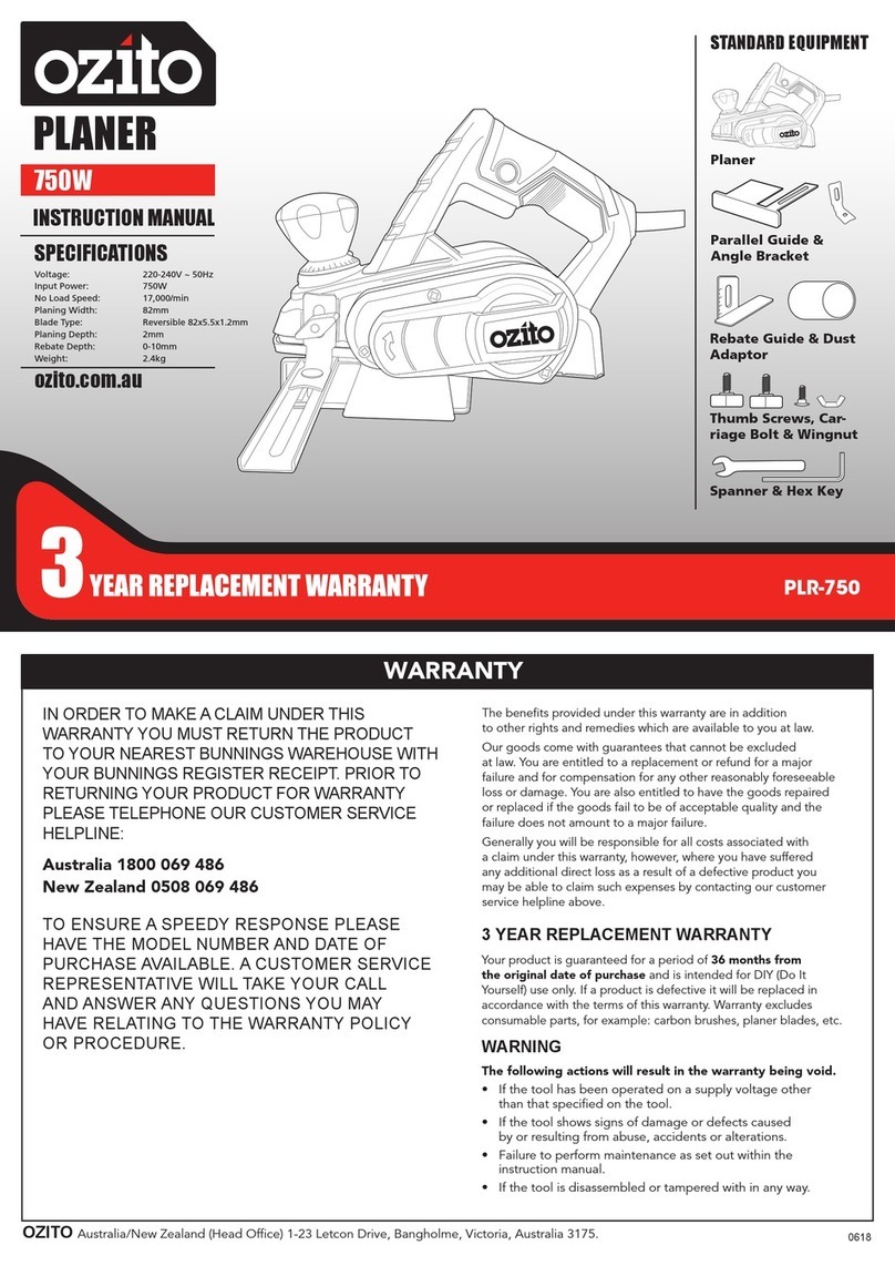 Ozito PLR-750 User manual