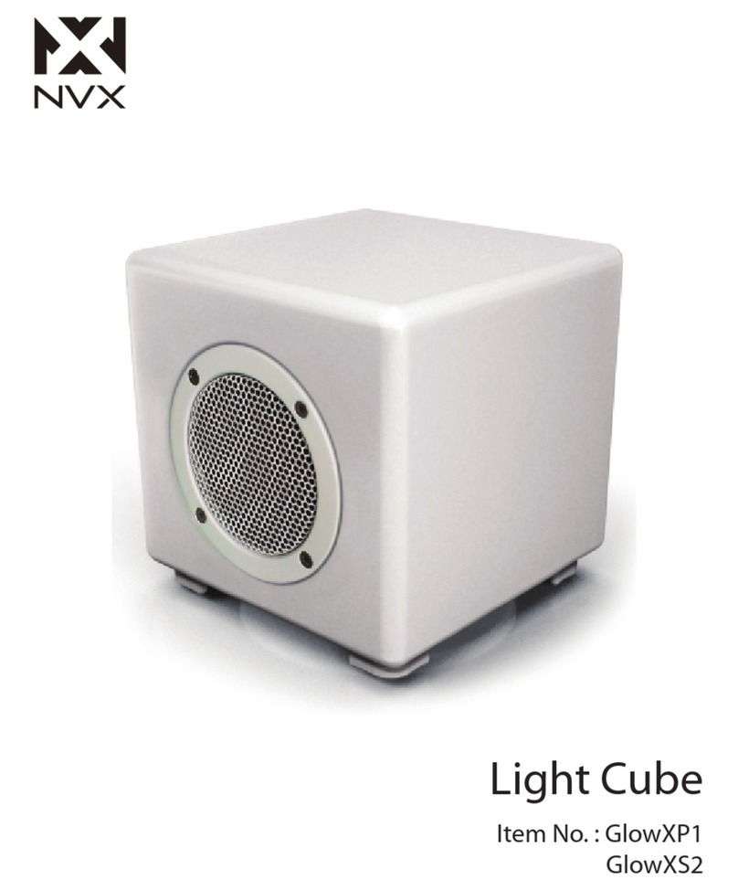 NVX Light Cube Series manual