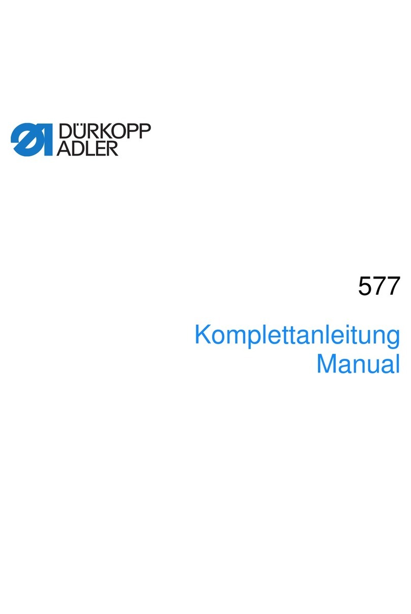 DURKOPP ADLER 577 Series User manual