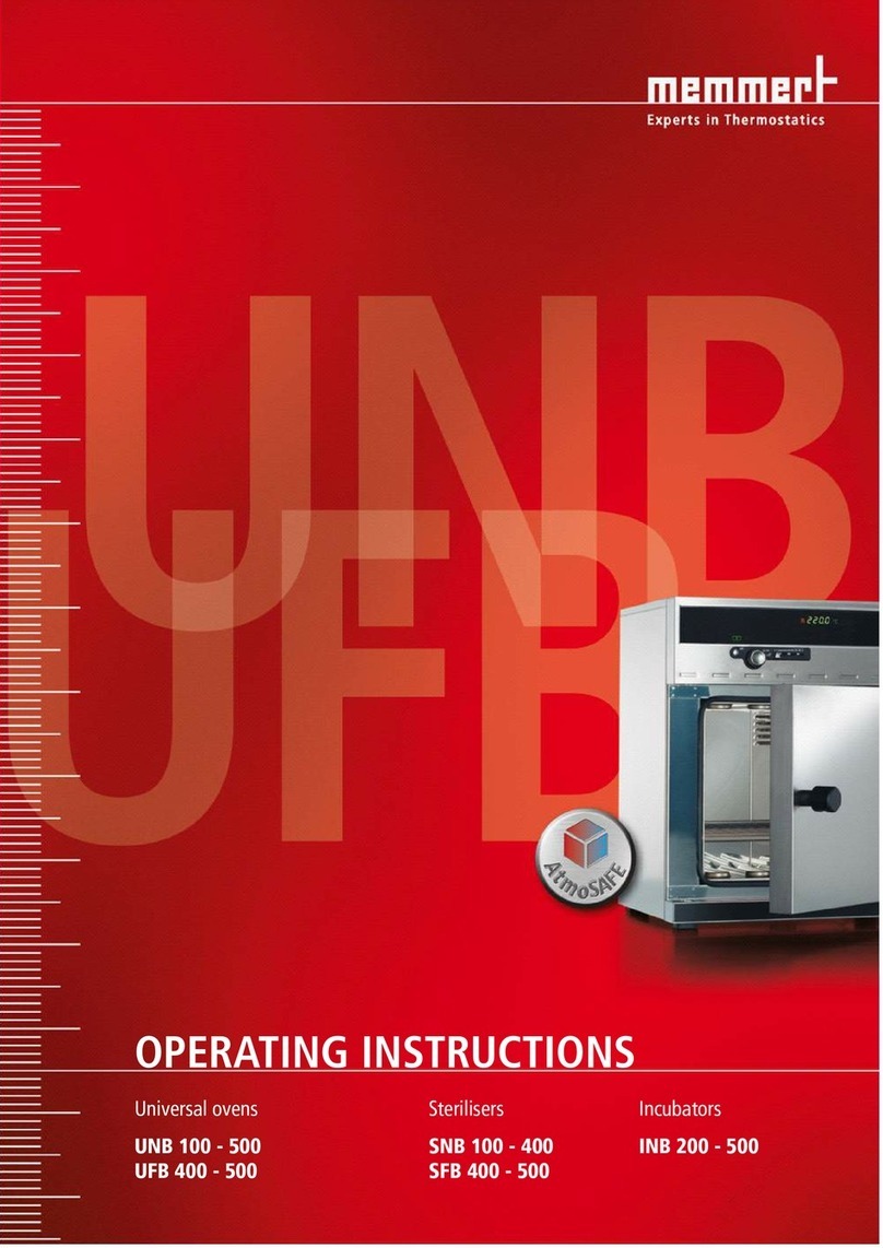 Memmert UNB 100 User manual