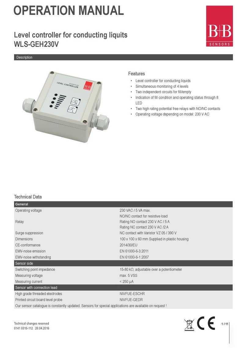 B+B WLS-GEH230V Operation manual